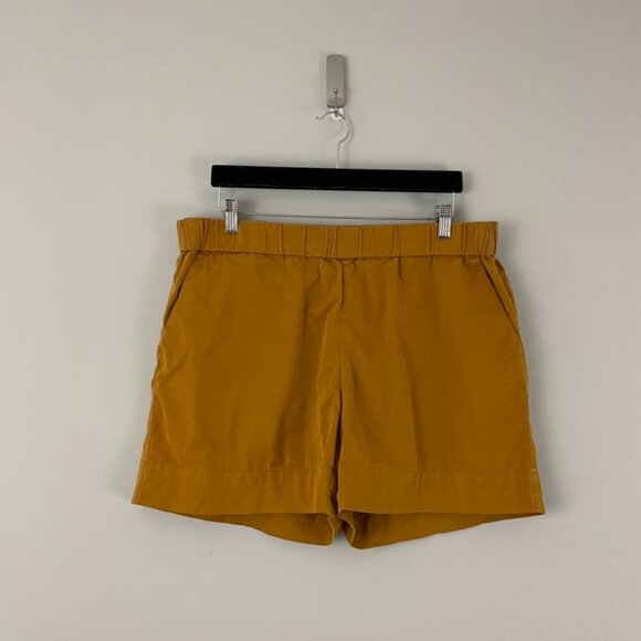 Everlane The Easy Cotton Pull On Shorts in Amber Size 16 - Picture 1 of 7